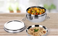 Laser design heavy finish Steel Tiffin Box Lunch Box
