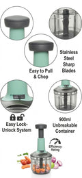 Handy Push Chopper Vegetable & Fruit Cutter