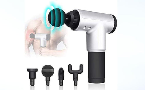 Massage Gun Deep Tissue and Muscle Massager, Facial Relaxer Pain Relief 6 Speed Percussion Massage Device
